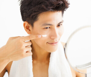 Pampering His Skin